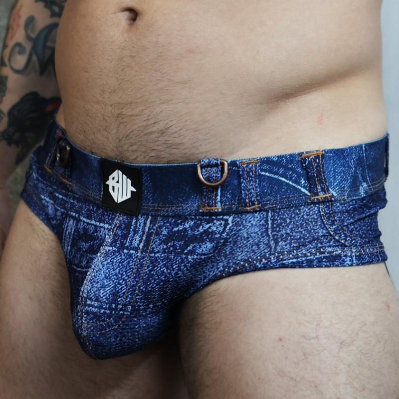 Breedwell Slip Jock Stonewall Wash Denim foncé